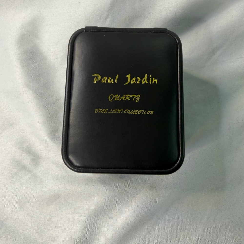 Paul Jardin Quartz Watch Set with 4 Interchangeable Bezels and Original Box